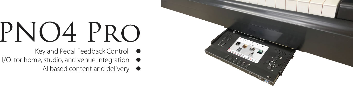 QRS Music PNO4 Player Piano display touch-screen